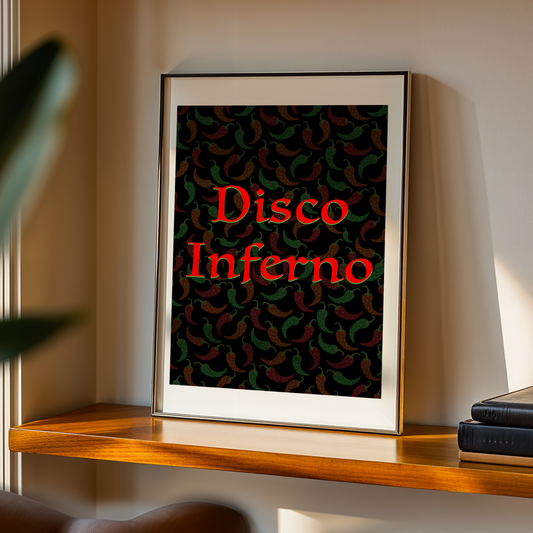 Disco Inferno - Wall Print