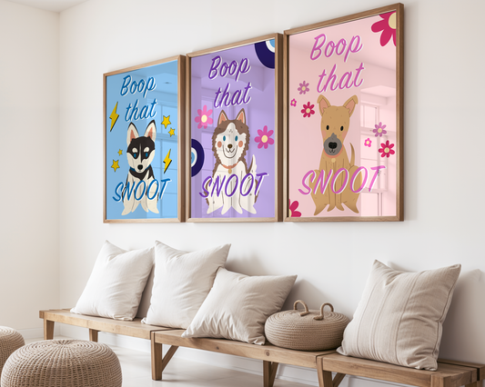 Boop That Snoot - Wall Art