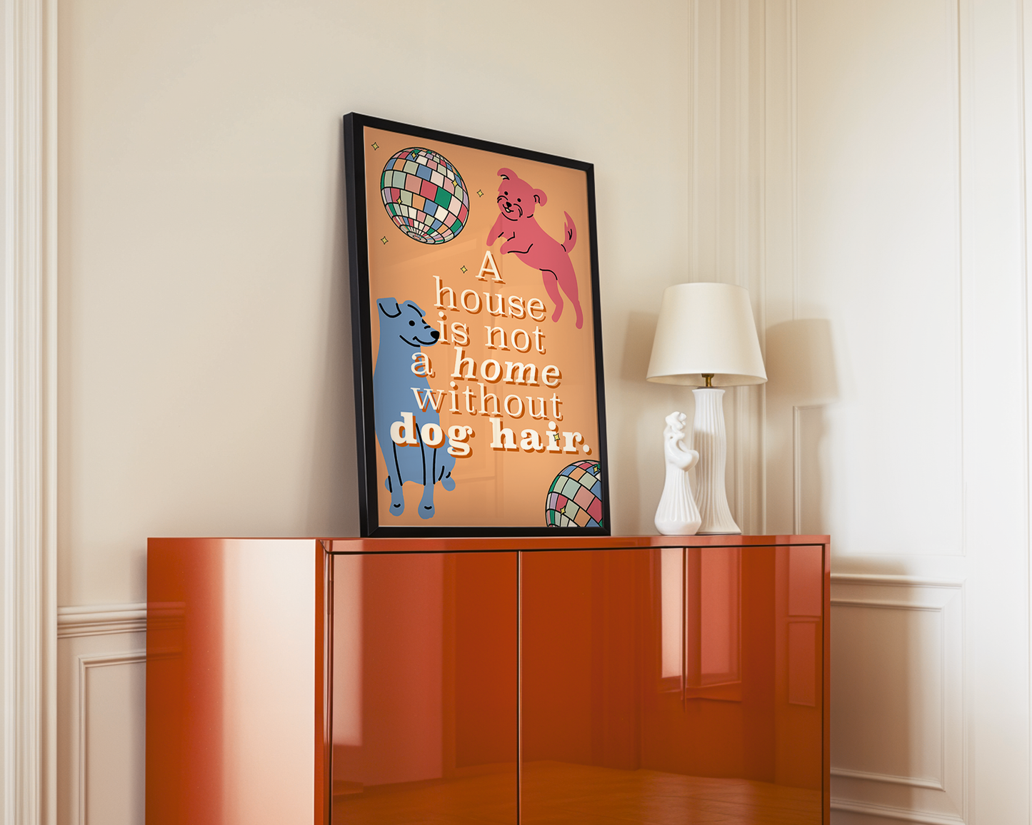 Funky 'House is Not a Home...' - Wall Art