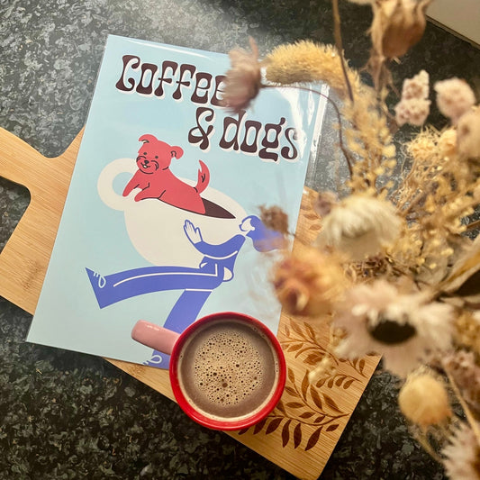 Coffee & Dogs - Wall Art