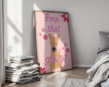 Boop That Snoot - Wall Art