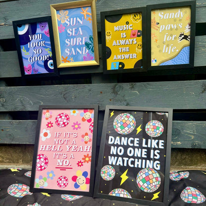 Dance Like No One is Watching - Wall Print