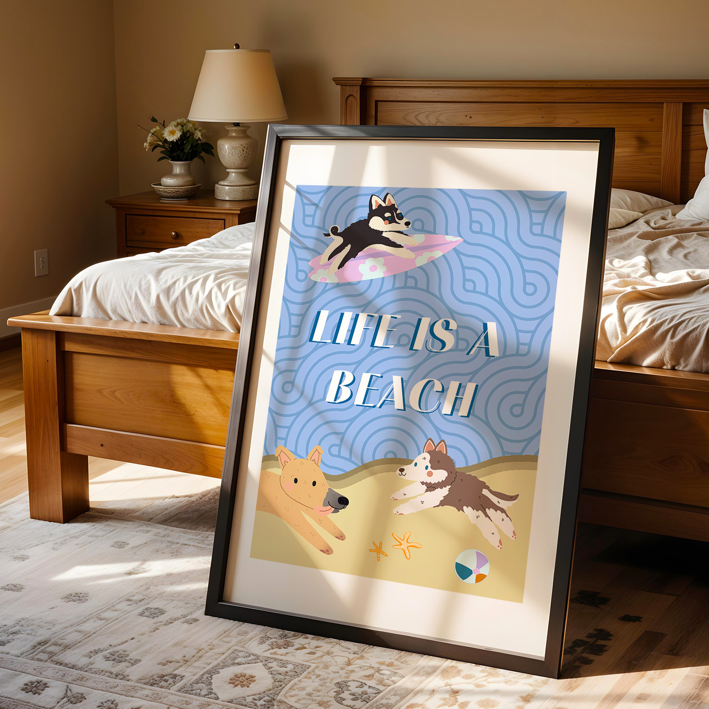 Life is a Beach - Wall Print
